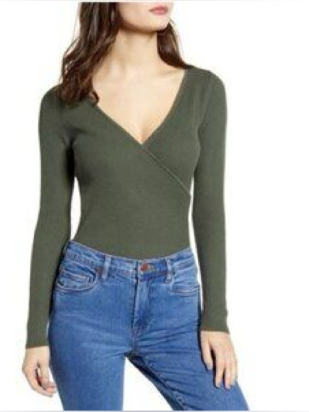 Leith Rib Wrap Sweater M - Picture 1 of 6